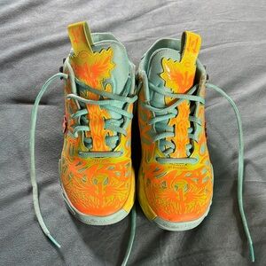 Puma Kids Sneakers in Orange and Green